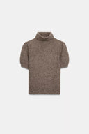 TRICOT TRUI MET KORTE BALLONMOUWEN
