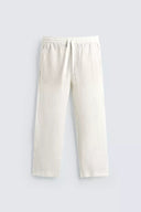 RELAXED FIT BROEK 100% LINNEN