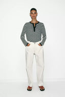 JEANS STRAIGHT HIGH WAIST LONG LENGTH