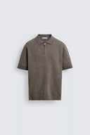 TRICOT POLO MET RITS