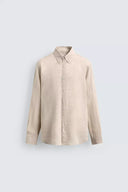 100% LINNEN OVERHEMD REGULAR FIT