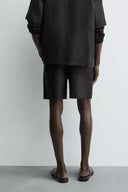 BERMUDA RELAXED FIT 100% LINNEN