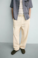RELAXED FIT BROEK MET VISGRAAT