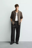 100% LINNEN RELAXED FIT OVERHEMD