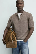 TRICOT POLO MET RITS