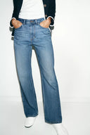 JEANS STRAIGHT HIGH WAIST LONG LENGTH
