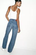JEANS STRAIGHT HIGH WAIST LONG LENGTH