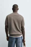 TRICOT POLO MET RITS