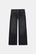 JEANS WIDE LEG LAGE TAILLE