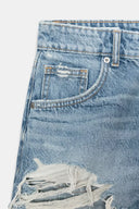 SHORTS DENIM TRF CURVED HOGE TAILLE