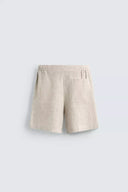 BERMUDA RELAXED FIT 100% LINNEN