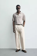 100% LINNEN TRICOT POLO