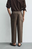 RELAXED FIT BROEK 100% LINNEN