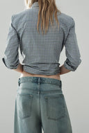 TRF BAGGY JEANS MET OMSLAG MIDDELHOGE TAILLE