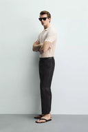 REGULAR FIT BROEK VAN 100% LINNEN