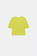 KORT TRICOT VEST MET V-HALS