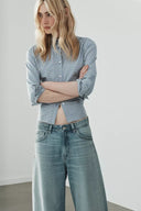 TRF BAGGY JEANS MET OMSLAG MIDDELHOGE TAILLE
