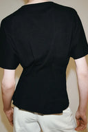 GETAILLEERD T-SHIRT MET PLOOIEN