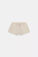 SHORT MET KOORDJES IN VERWASSEN LOOK