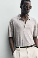 100% LINNEN TRICOT POLO