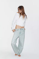 TRF BAGGY BALLOON JEANS MET MIDDELHOGE TAILLE