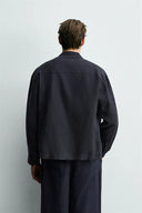 RELAXED FIT OVERHEMD 100% LINNEN PLOOIZAKKEN