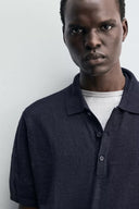 100% LINNEN TRICOT POLO