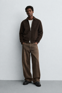 JEANS RELAXED FIT MET GEWAXT EFFECT