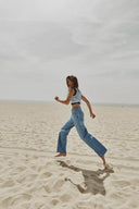 JEANS STRAIGHT HIGH WAIST LONG LENGTH