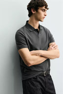 PIQUÉ POLO MET STRUCTUUR