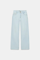 JEANS STRAIGHT MET BREDE HOGE TAILLE