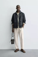 100% LINNEN OVERSHIRT