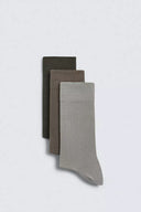 BASIS RIBSOKKEN PACK VAN 3