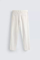 REGULAR FIT BROEK VAN 100% LINNEN