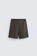 BERMUDA RELAXED FIT 100% LINNEN