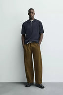 TRICOT POLO MET RITS