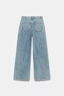 JEANS WIDE LEG PLOOIEN