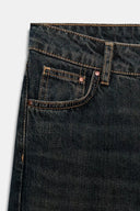 JEANS WIDE LEG LAGE TAILLE