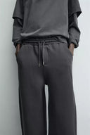 RELAXED FIT JOGGINGBROEK VAN INTERLOCK
