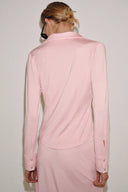 Soepelvallende blouse met lange mouwen