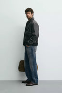 LEREN JACK IN RELAXED FIT