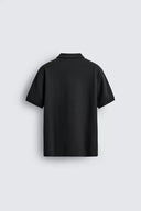 POLO REGULAR FIT MET STRUCTUUR