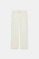 TRF JEANS RECHT MET STREPEN EN LAGE TAILLE