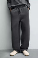 RELAXED FIT JOGGINGBROEK VAN INTERLOCK
