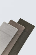 BASIS RIBSOKKEN PACK VAN 3