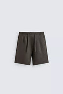 BERMUDA RELAXED FIT 100% LINNEN