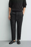 RELAXED FIT BROEK 100% LINNEN