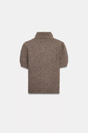TRICOT TRUI MET KORTE BALLONMOUWEN