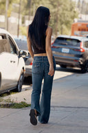 JEANS RELAXED STRAIGHT LAGE TAILLE