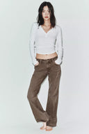 TRF BOOTCUT JEANS MET LAGE TAILLE